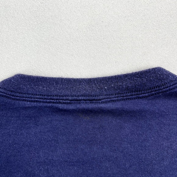 Vintage Emiliano Zapata T-Shirt Mens Medium Navy Blue Mexican Revolution Bandito - Picture 7 of 11